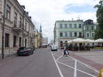 Zamosc, historische Huser am Plac Rynek Wodny (16.06.2021)
