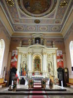 Mlawa / Mielau, Hochaltar in der Pfarrkirche Hl.