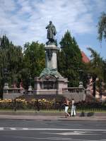 Warschau Adam Mickiewicz Denkmal 07.2007.