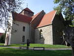 Legnickie Pole / Wahlstatt, alte Dorfkirche, heute Museum der Schlacht von Legnica (03.10.2020)