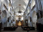 Bardo / Wartha, Innenraum mit Hochaltar von Nikolaus Richter in der St.