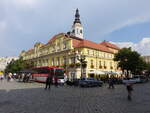 Swidnica / Schweidnitz, Rathausturm am Rynek Platz (11.09.2021)