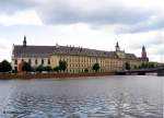 Breslau (Wroclaw), Blick ber die Oder (Odra) zur Universitt (Uniwersytet), 31.05.2005  