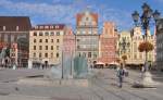 WROCŁAW, 09.10.2012, Marktplatz