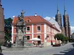 Auf der Dominsel in Breslau (Wroclaw) im Sommer 2012