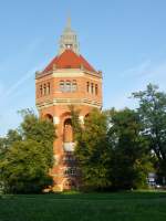 Wasserturm in Breslau (Wroclaw) im Stadtteil Krietern (Krzyki) im Herbst 2012