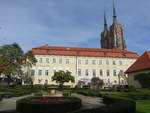 Breslau / Wroclaw, Theologische Fakultät und Türme der Kathedrale St.
