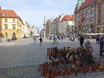 Breslau / Wroclaw, historische Huser am Rynek Platz (03.10.2020)