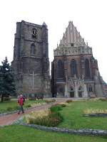 St.-Jakobus-Kirche im Zentrum von Neisse (Nysa) im Frhjahr 2011