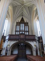 Paczkow / Patschkau, Orgelempore in der St.
