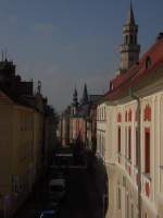 Blick auf die Oppelner Altadt mit dem Museum rechts.