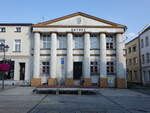 Olesno / Rosenberg, neoklassizistisches Rathaus, erbaut von 1820 bis 1822 (14.09.2021)