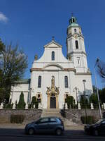 Olesno / Rosenberg, Corpus Christi Kirche, erbaut von 1910 bis 1913 durch Oskar Hossfeld (14.09.2021)