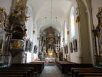 Glogowek / Oberglogau, Innenraum der Hospitalkirche St.