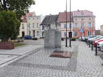Lesnica / Leschnitz, Denkmal am Plac Narutowicza (13.09.2021)