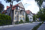 Huser in der Strae Matki Polki im Danziger Stadtteil Langfuhr (Gdańsk-Wrzeszcz).