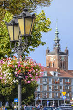 Danzig (Gdańsk) - Blick von Targ Drzewny.