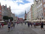 Gdansk / Danzig, Huser am Dlugi Targ oder langer Markt (02.08.2021)