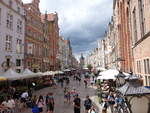 Gdansk / Danzig, Blick in die Langgasse in der Altstadt (02.08.2021)