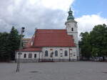 Gdynia / Gdingen, Stiftsbasilika der Heiligen Jungfrau Maria, erbaut von 1922 bis 1924 durch den Architekten Roman Wojtkiewicz (02.08.2021)