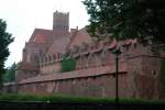 MALBORK (Powiat Malborski), 19.06.2007, Blick auf die Marienburg