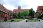 MALBORK (Powiat Malborski), 19.06.2007, im Innenhof der Marienburg