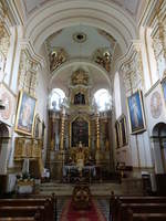 Bielsko-Biała, barocker Hochaltar in der Kirche der Gttlichen Vorsehung (05.09.2020)
