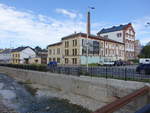 Bielsko-Biala, historische Fabrik in der Listopadowa Strae (05.09.2020)