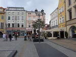 Gliwice / Gleiwitz, historische Huser am Rynek Platz (12.09.2021)