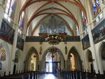 Katowice / Kattowitz, Orgelempore in der Maria Himmelfahrt Kirche (05.09.2020)