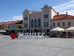 Zywiec / Saybusch, historisches Rathaus am Rynek Platz (05.09.2020)