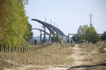 Solarenergieanlage an der deutsch-polnischen Grenze bei Świnoujście (Swinemnde).