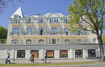 Hotel Bursztyn im Kurviertel von Świnoujście (Swinemnde).