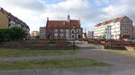 Kamien Pomorski / Cammin, Amphitheater und altes Rathaus am Rynek Platz (01.08.2021)