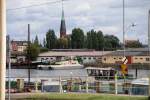 SZCZECIN, 26.07.2009, Blick auf die Oder