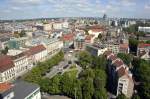 Aussicht von der Jakobskathedrale in Stettin (Katedra Świętego Jakuba).