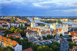 Stettin / Szczecin - Die Stettiner Stadtmitte und das Schloss der Pommernherzge (Zamek Książąt Pomorskich) vom Turm der St.