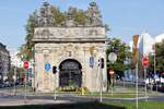 SZCZECIN, 15.10.2019, Brama Portowa, das Berliner Tor, ein Steintor von 1740, das einst Bestandteil der Stadtmauer war