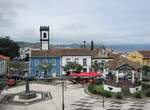 Zentraler Platz der Stadt Ribeira Grande auf der Azoren- Insel Sao Miguel.