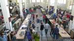 Eine der Sehenswürdigkeiten im Stadtzentrum von Funchal (Madeira - März 2014): die  Mercado dos Lavradores , eine große Markthalle mit Fischmarkt