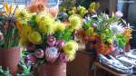 Auch Blumen gibt es zu kaufen in der Markthalle  Mercado dos Lavradores  ein großer Bauernmarkt statt (Stadtzentrum von Funchal, Madeira - März 2014)
