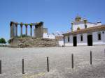 Evora, Templo Romano und Igreja de Sao Evangelista (27.05.2014)