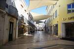 FARO, 07.02.2022, Rua de Santo Antnio in der Fugngerzone mit vielen Einkaufsmglichkeiten