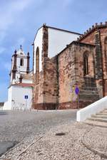 SILVES (Concelho de Silves), 18.02.2017, Blick auf die S Catedral; der Bischofssitz wurde allerdings bereits 1577 nach Faro verlegt