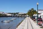 TAVIRA, 19.02.2022, Promenade entlang des Ostufers des Rio Gilo