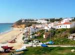 BURGAU, Gemeindeteil Salema (Concelho Vila do Bispo), 09.02.2005, der Strand