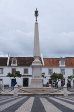 VILA REAL DE SANTO ANTNIO, 14.03.2022, der Obelisk auf der Praa Marqus de Pombal