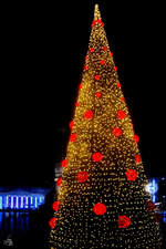 Dieser Weihnachtsbaum wurde im Dezember 2016 in Lissabon aufgestellt.