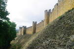 Wehrmauer am Castelo de Tomar, erbaut ab 1162 (28.05.2014)