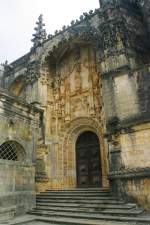 Tomar, Portal der Klosterkirche im Convento de Cristo (28.05.2014)
